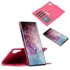 For Samsung Galaxy Note10+ Retro 2 in 1 Detachable Magnetic Horizontal Flip TPU + PU Leather Case with Holder & Card Slots & Photo Frame & Wallet(Pink) - 3