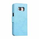 For Samsung Galaxy S8 Retro 2 in 1 Detachable Magnetic Horizontal Flip TPU + PU Leather Case with Holder & Card Slots & Photo Frame & Wallet(Sky Blue) - 3