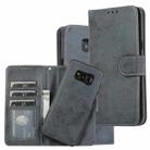 For Samsung Galaxy S8+ Retro 2 in 1 Detachable Magnetic Horizontal Flip TPU + PU Leather Case with Holder & Card Slots & Photo Frame & Wallet(Black) - 1
