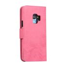 For Samsung Galaxy S9 Retro 2 in 1 Detachable Magnetic Horizontal Flip TPU + PU Leather Case with Holder & Card Slots & Photo Frame & Wallet(Pink) - 2