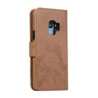 For Samsung Galaxy S9 Retro 2 in 1 Detachable Magnetic Horizontal Flip TPU + PU Leather Case with Holder & Card Slots & Photo Frame & Wallet(Brown) - 2