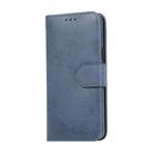 For Samsung Galaxy S9+ Retro 2 in 1 Detachable Magnetic Horizontal Flip TPU + PU Leather Case with Holder & Card Slots & Photo Frame & Wallet(Dark Blue) - 1