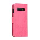 For Samsung Galaxy S10 Retro 2 in 1 Detachable Magnetic Horizontal Flip TPU + PU Leather Case with Holder & Card Slots & Photo Frame & Wallet(Pink) - 3