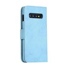 For Samsung Galaxy S10 Retro 2 in 1 Detachable Magnetic Horizontal Flip TPU + PU Leather Case with Holder & Card Slots & Photo Frame & Wallet(Sky Blue) - 3