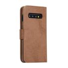 For Samsung Galaxy S10 Retro 2 in 1 Detachable Magnetic Horizontal Flip TPU + PU Leather Case with Holder & Card Slots & Photo Frame & Wallet(Brown) - 3