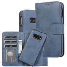 For Samsung Galaxy S10e Retro 2 in 1 Detachable Magnetic Horizontal Flip TPU + PU Leather Case with Holder & Card Slots & Photo Frame & Wallet(Dark Blue) - 1