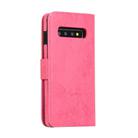 For Samsung Galaxy S10+ Retro 2 in 1 Detachable Magnetic Horizontal Flip TPU + PU Leather Case with Holder & Card Slots & Photo Frame & Wallet(Pink) - 3