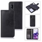 For Samsung Galaxy S20 Retro 2 in 1 Detachable Magnetic Horizontal Flip TPU + PU Leather Case with Holder & Card Slots & Photo Frame & Wallet(Black) - 1