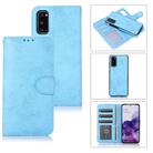 For Samsung Galaxy S20 Retro 2 in 1 Detachable Magnetic Horizontal Flip TPU + PU Leather Case with Holder & Card Slots & Photo Frame & Wallet(Sky Blue) - 1