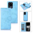 For Samsung Galaxy S20 Ultra Retro 2 in 1 Detachable Magnetic Horizontal Flip TPU + PU Leather Case with Holder & Card Slots & Photo Frame & Wallet(Sky Blue) - 1