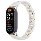 For Xiaomi Smart Band 9 / 8 Diamond Quick Release Chain Bracelet Metal Watch Band(Starlight) - 1