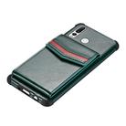 For Huawei P smart Z Flip Card Bag Copper Buckle TPU + PU Leather Back Cover Shockproof Case with Card Slots & Photo Frame(Green) - 3