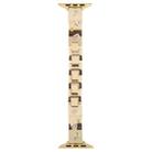 For Apple Watch 46mm / 49mm / 45mm / 44mm Diamond Quick Release Chain Bracelet Metal Watch Band(Gold) - 3