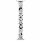 For Apple Watch 46mm / 49mm / 45mm / 44mm Diamond Quick Release Chain Bracelet Metal Watch Band(Silver) - 3