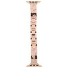 For Apple Watch 42mm / 41mm / 40mm / 38mm Diamond Quick Release Chain Bracelet Metal Watch Band(Rose Gold) - 3
