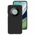 For Huawei Mate 60 Pro / 60 Pro+ Liquid Silicone Thin Circle MagSafe Phone Case(Black) - 1