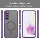 For Samsung Galaxy A56 5G Fan Dun Series TPU Hybrid PC Frosted Magsafe Phone Case(Purple) - 2
