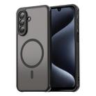 For Samsung Galaxy A17 5G Fan Dun Series TPU Hybrid PC Frosted Magsafe Phone Case(Black) - 1