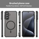 For Samsung Galaxy A17 5G Fan Dun Series TPU Hybrid PC Frosted Magsafe Phone Case(Black) - 2