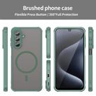 For Samsung Galaxy A17 5G Fan Dun Series TPU Hybrid PC Frosted Magsafe Phone Case(Green) - 2
