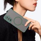 For Samsung Galaxy A17 5G Fan Dun Series TPU Hybrid PC Frosted Magsafe Phone Case(Green) - 3