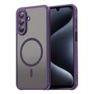 For Samsung Galaxy A17 5G Fan Dun Series TPU Hybrid PC Frosted Magsafe Phone Case(Purple) - 1