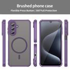 For Samsung Galaxy A17 5G Fan Dun Series TPU Hybrid PC Frosted Magsafe Phone Case(Purple) - 2