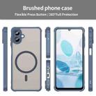 For Samsung Galaxy A07 4G Fan Dun Series TPU Hybrid PC Frosted Magsafe Phone Case(Blue) - 2
