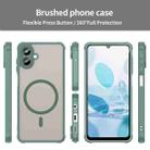 For Samsung Galaxy A07 4G Fan Dun Series TPU Hybrid PC Frosted Magsafe Phone Case(Green) - 2