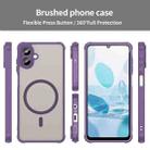 For Samsung Galaxy A07 4G Fan Dun Series TPU Hybrid PC Frosted Magsafe Phone Case(Purple) - 2