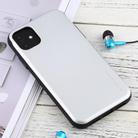 For iPhone 12 mini GOOSPERY SKY SLIDE BUMPER TPU + PC Sliding Back Cover Protective Case with Card Slot(Silver) - 2