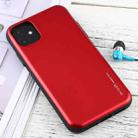 For iPhone 12 mini GOOSPERY SKY SLIDE BUMPER TPU + PC Sliding Back Cover Protective Case with Card Slot(Red) - 2