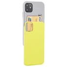 For iPhone 12 mini GOOSPERY SKY SLIDE BUMPER TPU + PC Sliding Back Cover Protective Case with Card Slot(Yellow) - 1