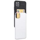 For iPhone 12 / 12 Pro GOOSPERY SKY SLIDE BUMPER TPU + PC Sliding Back Cover Protective Case with Card Slot(Silver) - 1