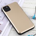 For iPhone 12 / 12 Pro GOOSPERY SKY SLIDE BUMPER TPU + PC Sliding Back Cover Protective Case with Card Slot(Gold) - 2
