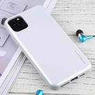 For iPhone 12 Pro Max GOOSPERY SKY SLIDE BUMPER TPU + PC Sliding Back Cover Protective Case with Card Slot(White) - 2