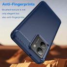 For HMD Fusion Carbon Fiber Brushed Texture TPU Phone Case(Blue) - 3