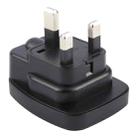 WSA-7 UK Plug Global Travel Universal Adapter with Safety Shutter(Black) - 2