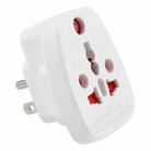 WSA-6 US / JP Plug Global Travel Universal Adapter with Safety Shutter(White) - 1