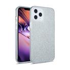 For iPhone 12 Pro Max TPU Glitter All-inclusive Shockproof Protective Case(Silver) - 1