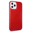 For iPhone 12 Pro Max TPU Glitter All-inclusive Shockproof Protective Case(Red) - 2