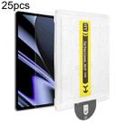 For OPPO Pad 25pcs Dust-Free Easy Install HD Tempered Glass Film - 1