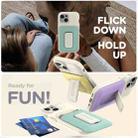 For iPhone 14 / 13 Sliding Card Holder Integrated Phone Case with Kickstand(Black Gold) - 3