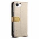 For iPhone 16e ESEBLE E11 Colorful Litchi Pattern Zipper Wallet Leather Phone Case(Khaki) - 3