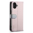 For iPhone 16 Plus ESEBLE E11 Colorful Litchi Pattern Zipper Wallet Leather Phone Case(Light Purple) - 3
