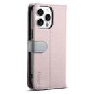 For iPhone 15 Pro ESEBLE E11 Colorful Litchi Pattern Zipper Wallet Leather Phone Case(Light Purple) - 3