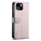 For iPhone 15 Plus / 14 Plus ESEBLE E11 Colorful Litchi Pattern Zipper Wallet Leather Phone Case(Light Purple) - 3