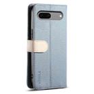 For Google Pixel 9a ESEBLE E11 Colorful Litchi Pattern Zipper Wallet Leather Phone Case(Sky Blue) - 3