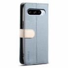 For Google Pixel 8 Pro ESEBLE E11 Colorful Litchi Pattern Zipper Wallet Leather Phone Case(Sky Blue) - 3