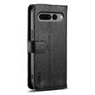 For Google Pixel 7 Pro 5G ESEBLE E11 Colorful Litchi Pattern Zipper Wallet Leather Phone Case(Black) - 3